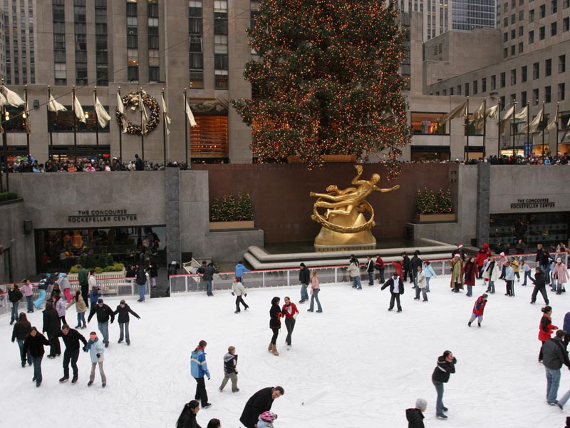 Is it free to ice skate at Rockefeller Center?