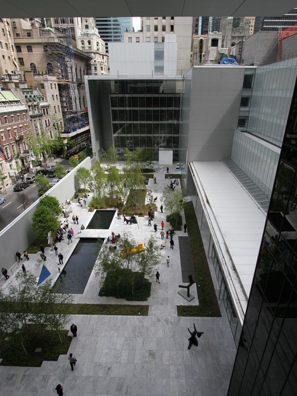 MoMA's sculpture garden.