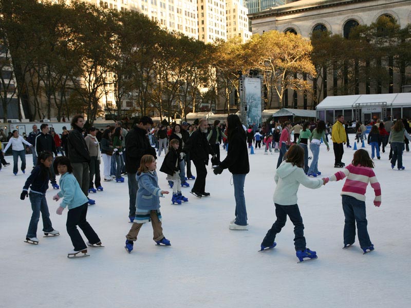 Bryant Park – Ice Skating.