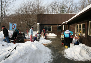 Cross-country skiing in Fahnestock Winter Park