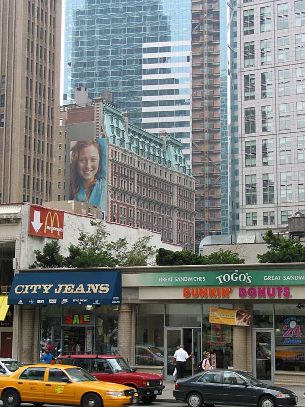 new york times square canvas. new york times square