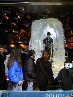 David Blaine on Times Square