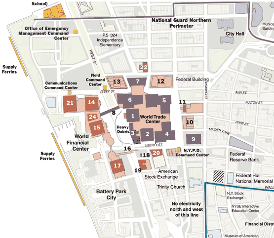 World+trade+centre+site+map