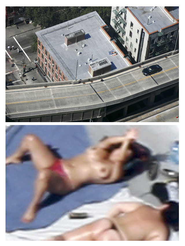 Sunbathing on the roofs of New York